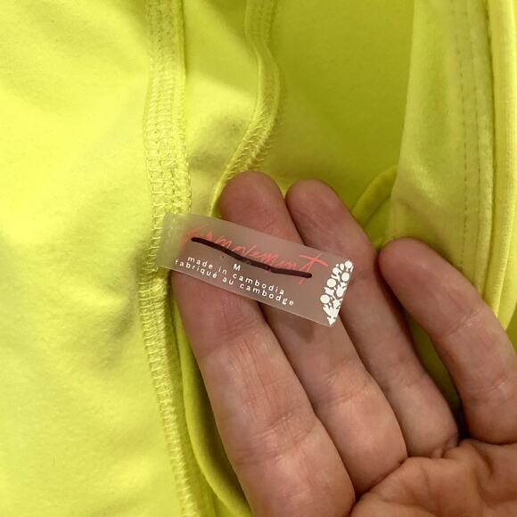 NEW Free People Movement Bright Yellow Boho Wonderland Warmth Run Leggings M - Picture 6 of 11